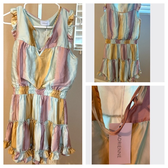 Adrienne Dresses & Skirts - Adrienne Pastel Striped Dress